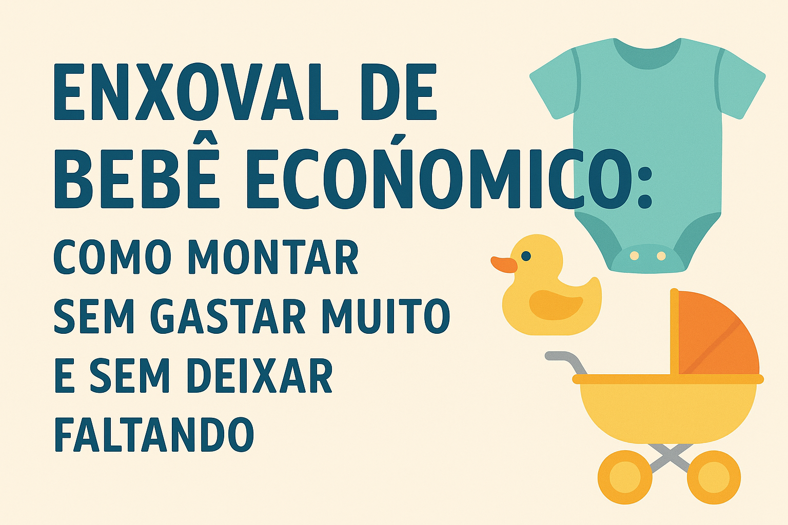 Leia mais sobre o artigo Enxoval de Bebê Econômico: Como Montar Sem Gastar Muito e Sem Deixar Faltando